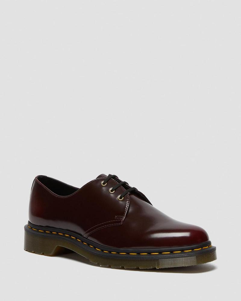 Dr Martens Vegan 1461 Oxford Schoenen Dames Roze Rood | NL 412JPQ